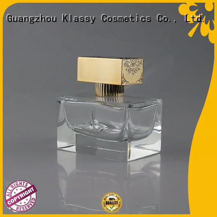 50ml fans rectangle 50ml perfume bottle pure Klassy Cosmetics Brand