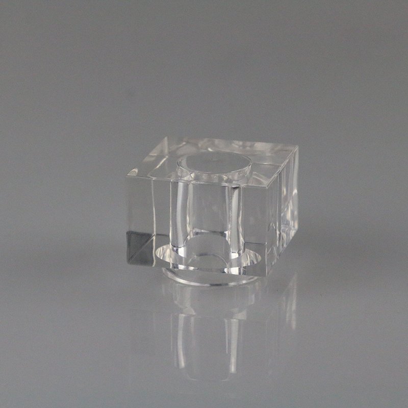 Transparent square surlyn lid