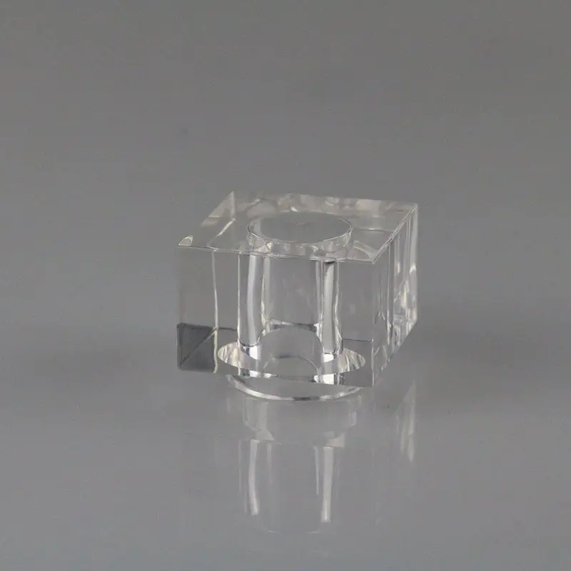 Transparent square surlyn lid