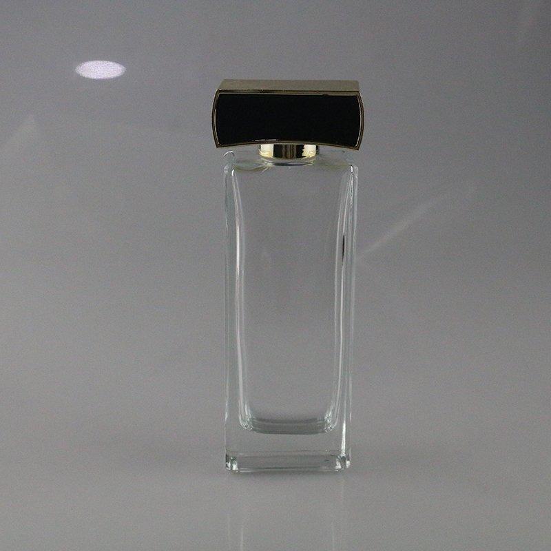 100ml prestigious quality Empty Clear rectangular perfume bottle