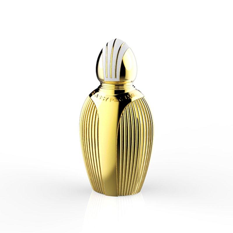Golden egg shape perfume bottle bespoke packaging