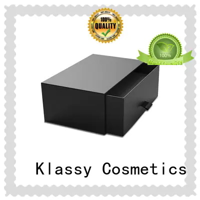 Klassy Cosmetics round boxes wholesale soft touch perfume package