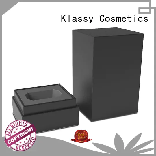 Klassy Cosmetics rigid gift boxes wholesale cylinder box perfume