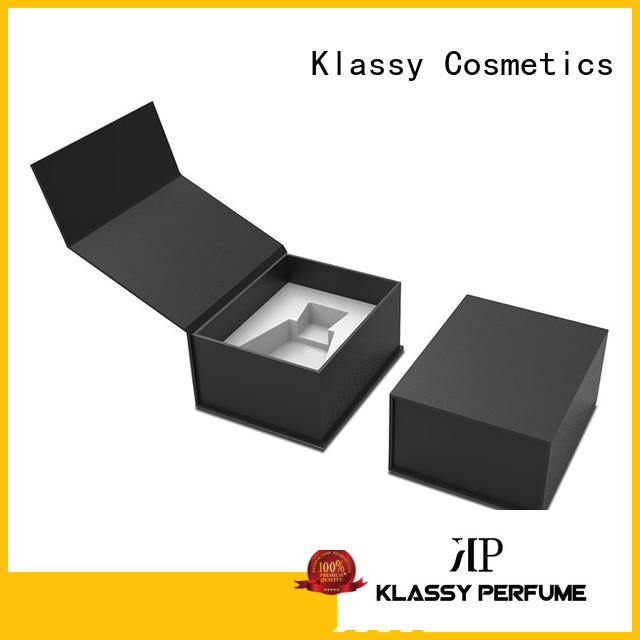 Klassy Cosmetics flip opened perfume bottle packaging cylinder box perfume package