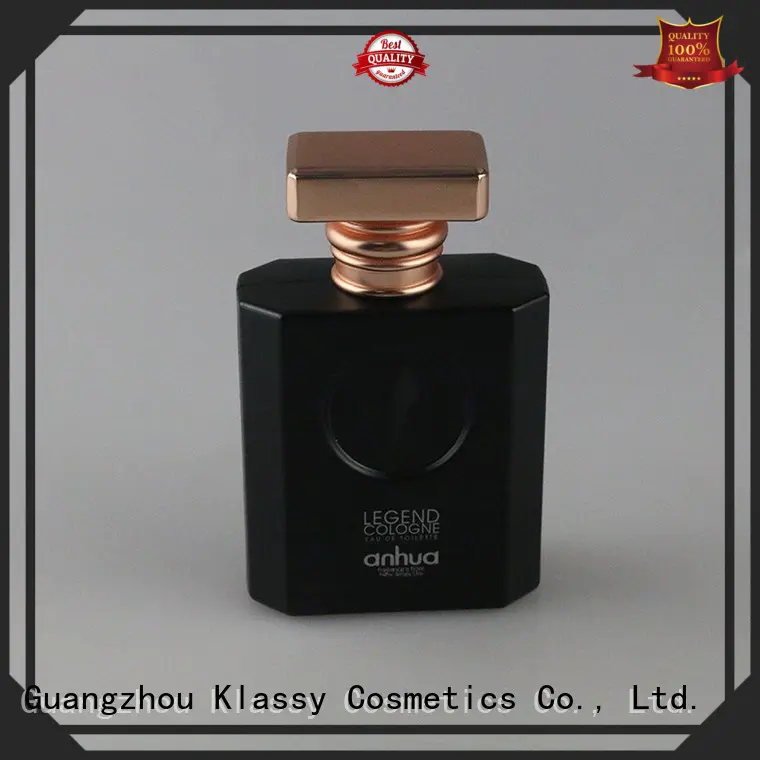 Klassy Cosmetics Brand cylinder fans easy 50ml perfume bottle manufacture