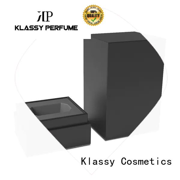 Quality Klassy Cosmetics Brand paper box with lid wood drawer
