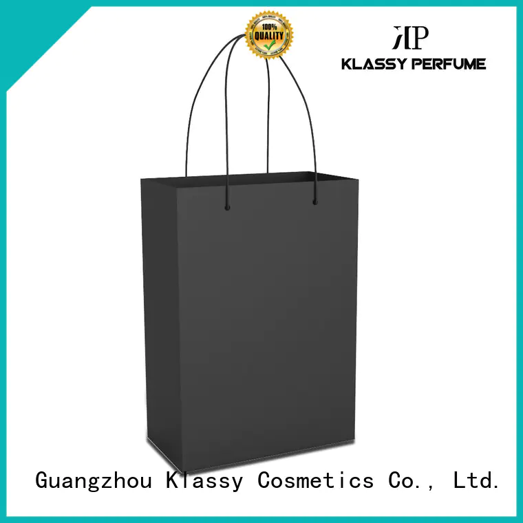Klassy Cosmetics paper perfume customization perfume bag