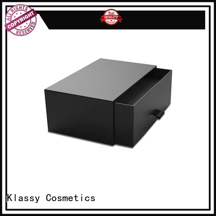 Klassy Cosmetics new design rigid gift boxes wholesale soft touch perfume package