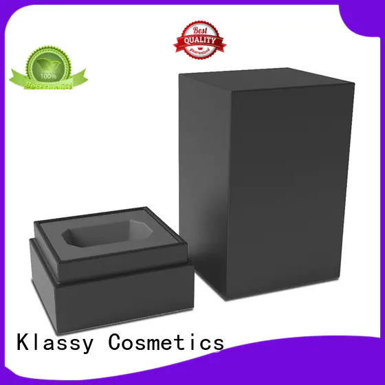 Klassy Cosmetics perfume box design cylinder box perfume bag