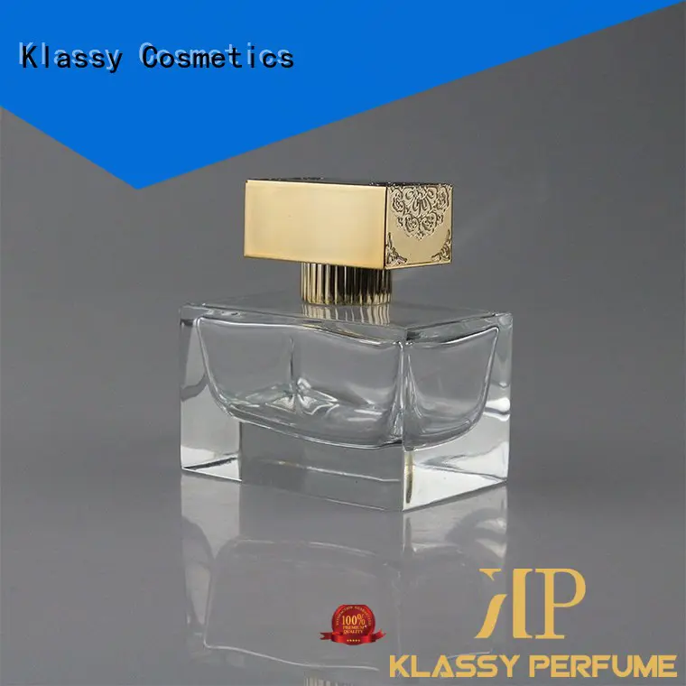 Klassy Cosmetics Brand niche abs 50ml glass bottles glass