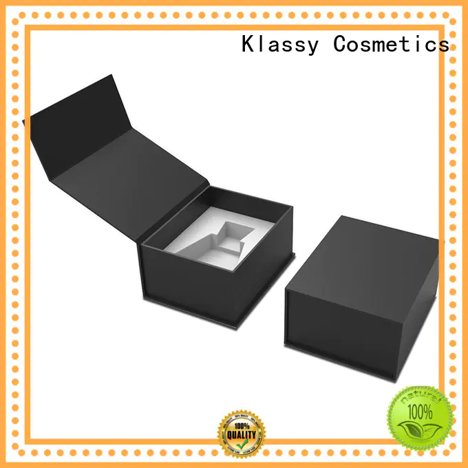Klassy Cosmetics drawer locked perfume packaging boxes soft touch perfume