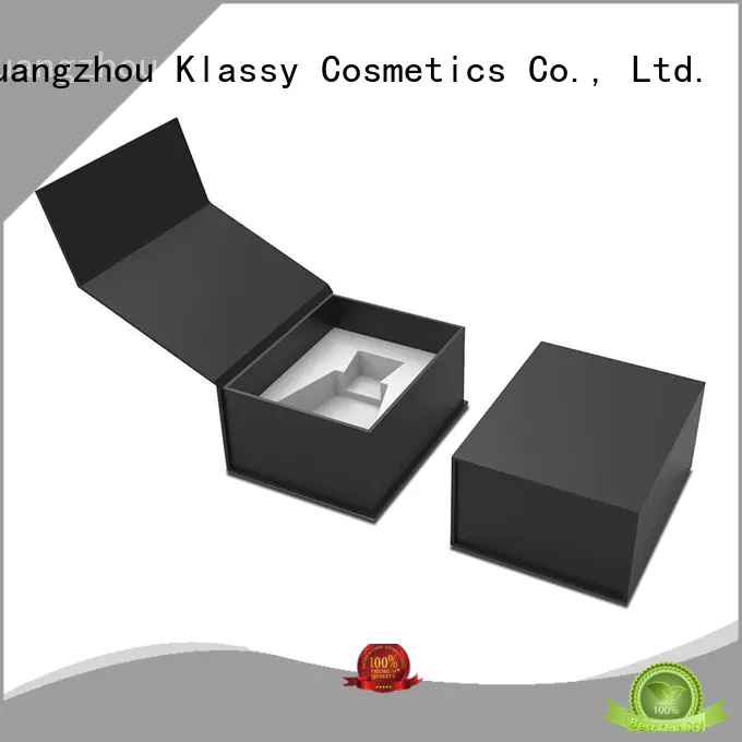 soft paper box with lid locked perfumer Klassy Cosmetics Brand