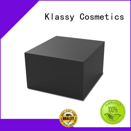 Klassy Cosmetics new design perfume box design soft touch perfume bag