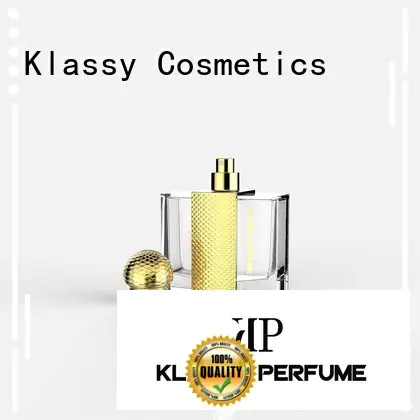Klassy Cosmetics customized perfume bottles durable perfume package