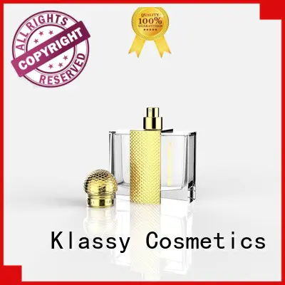 Klassy Cosmetics customized unique perfume bottles durable perfume package